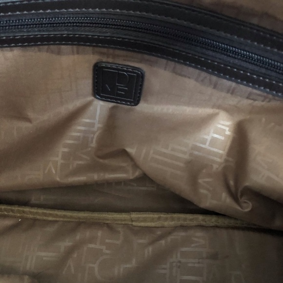 DVF Brown Multi-tone Faux Suede Overnight Bag - Picture 10 of 15